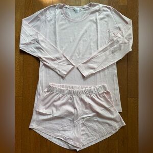 Lake Pink Striped Long Sleeve Pajams